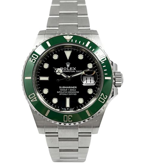 rolex submariner green dial review|rolex submariner date 126610lv.